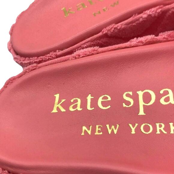 kate spade Breeze Platform Wedge Sandals Pink Size 5.5 GUC - Picture 8 of 9
